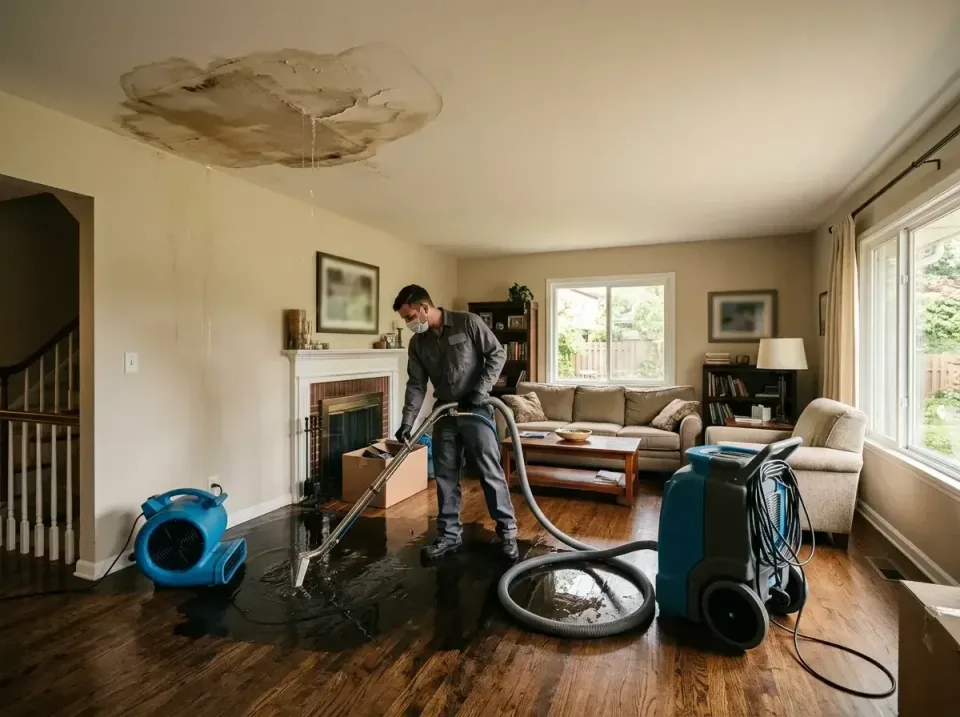 attic-pipe-burst-ceiling-drip-008 — frequently asked questions, Water Damage Restoration & Carpet Care in Strongsville, OH